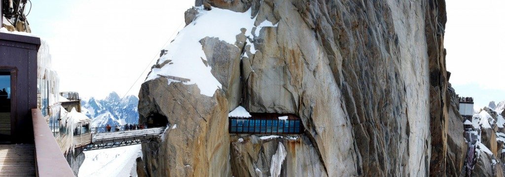 Stepping Into The Void Aiguille Du Midi Chamonix Mollywozhere